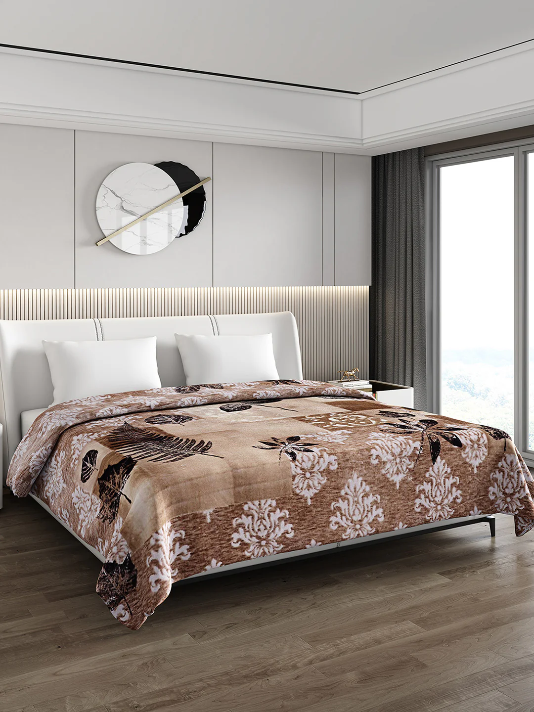 Printed Double Bed 1174 GSM Blanket Firdous 2 Ply (Weight 6.2 kg) - Image 4