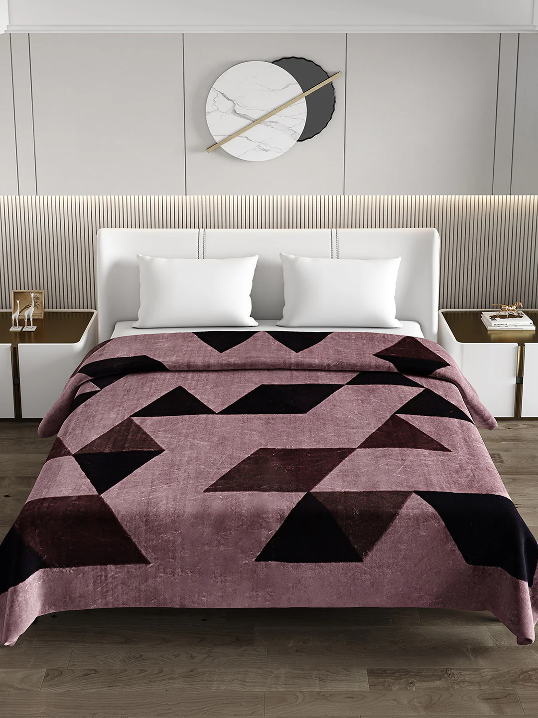 Printed Double Bed 1174 GSM Blanket Firdous 2 Ply (Weight 6.2 kg) - Image 3