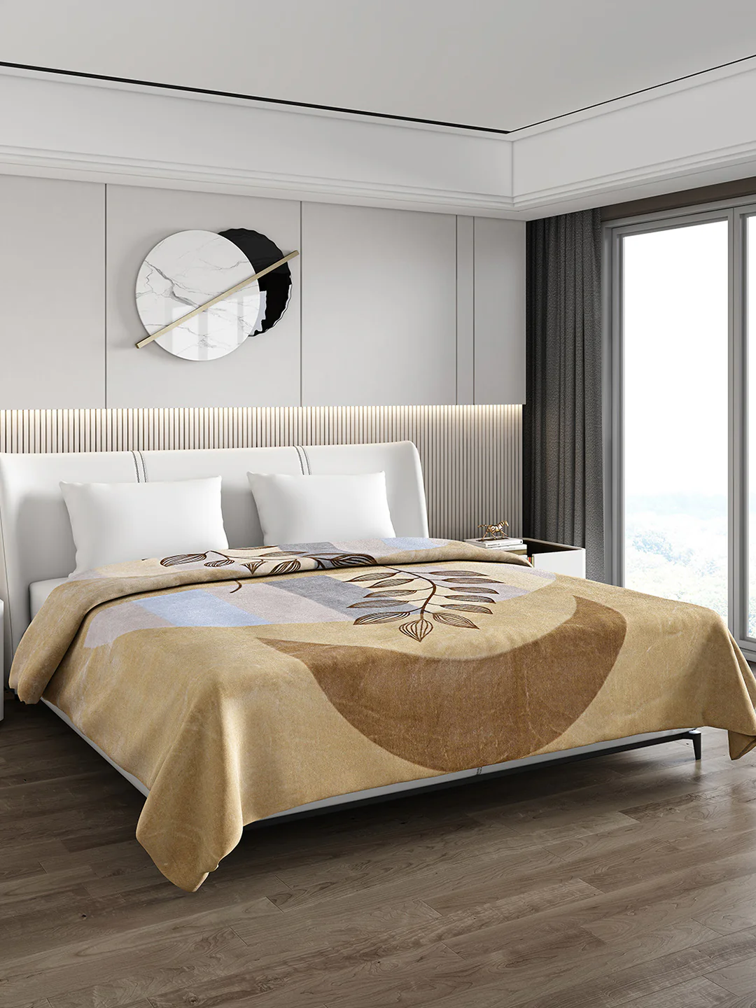 Printed Double Bed 1174 GSM Blanket Firdous 2 Ply (Weight 6.2 kg) - Image 4