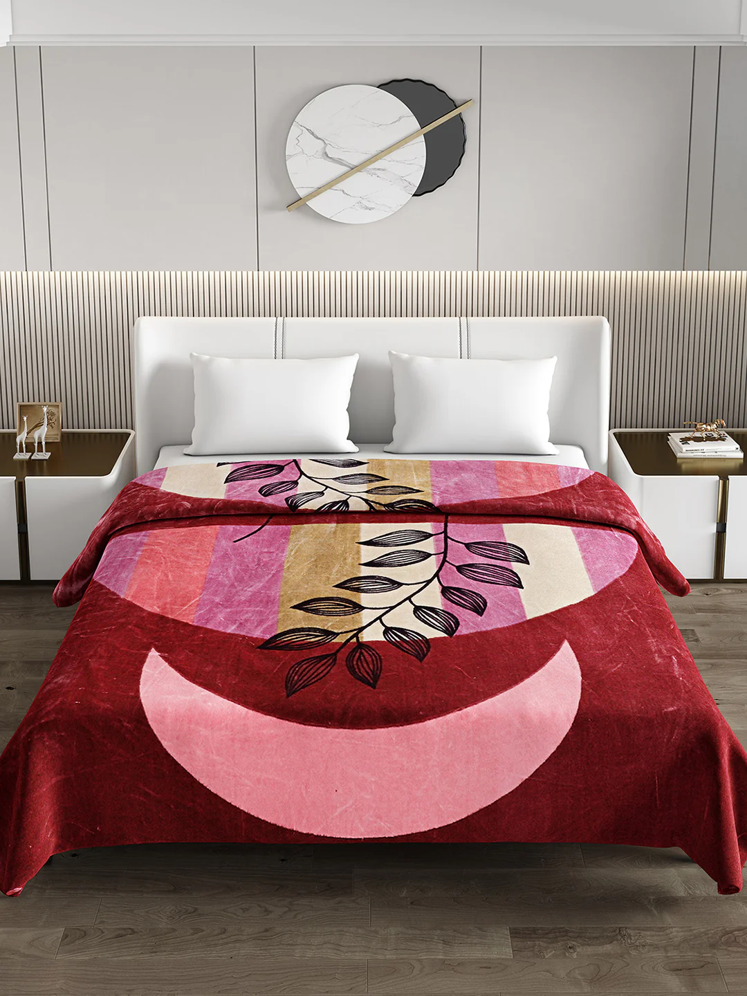 Printed Double Bed 1174 GSM Blanket Firdous 2 Ply (Weight 6.2 kg) - Image 3