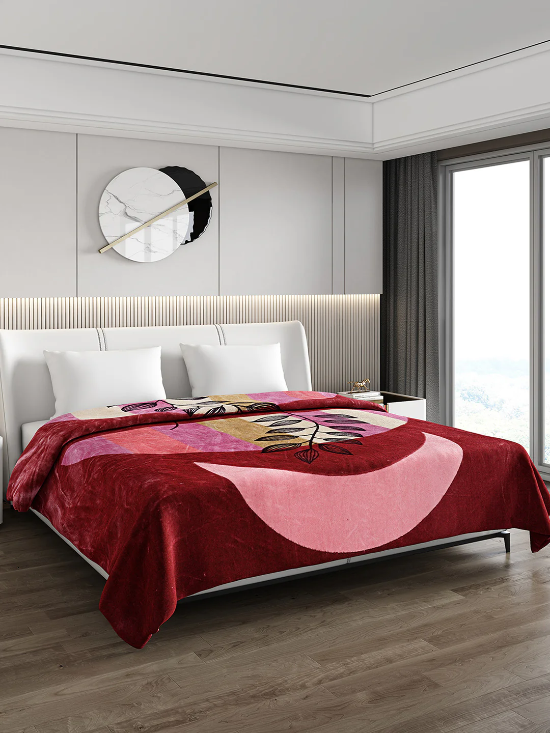 Printed Double Bed 1174 GSM Blanket Firdous 2 Ply (Weight 6.2 kg) - Image 4