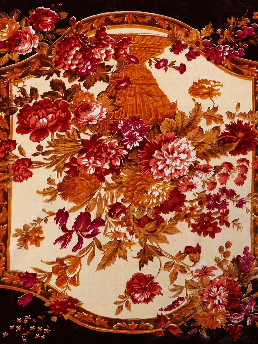 Printed Double Bed 2 Ply, 1042 GSM Blanket for Winter - (Emilia) - Image 5