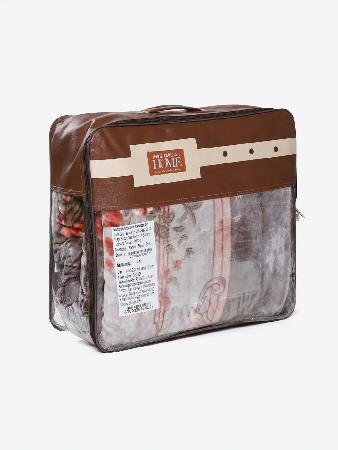 Printed Double Bed 2 Ply, 1042 GSM Blanket for Winter - (Emilia) - Image 8