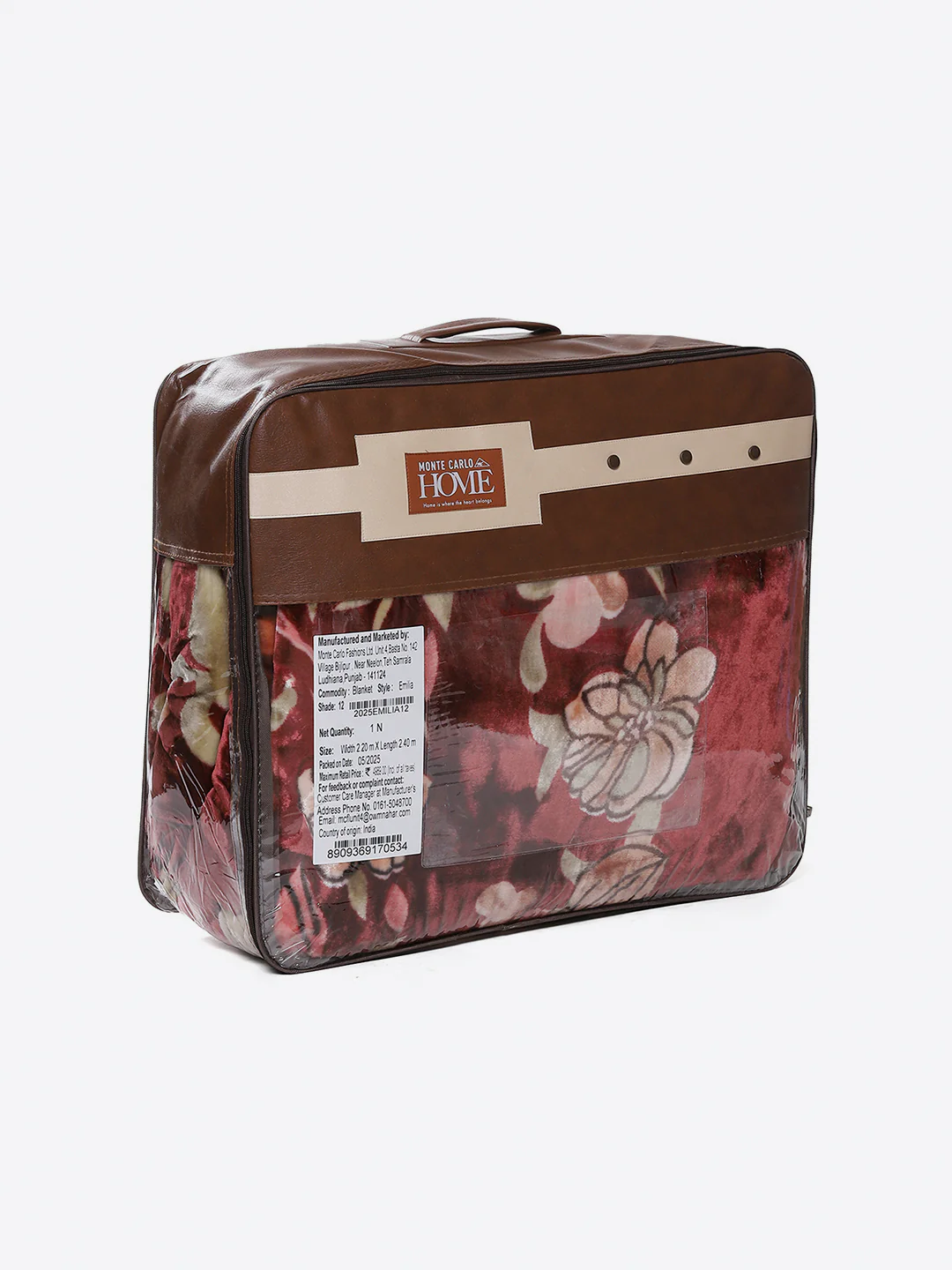 Printed Double Bed 2 Ply, 1042 GSM Blanket for Winter - (Emilia) - Image 8