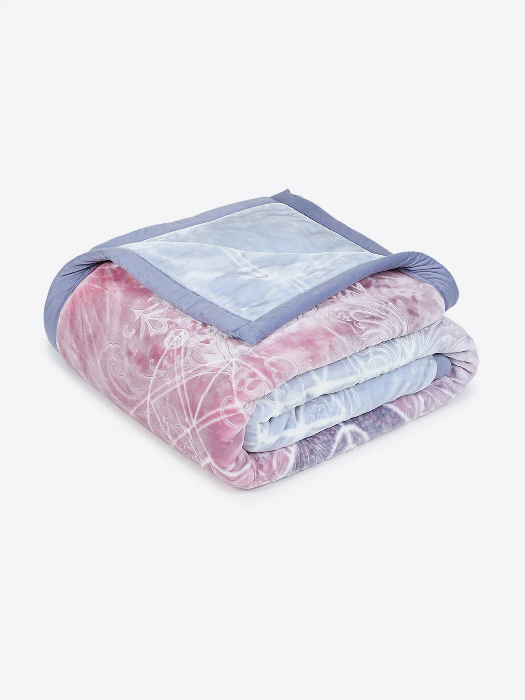 Printed Double Bed 2 Ply, 1136 GSM Embossed Blanket for Heavy Winter - (Commander) - Image 5