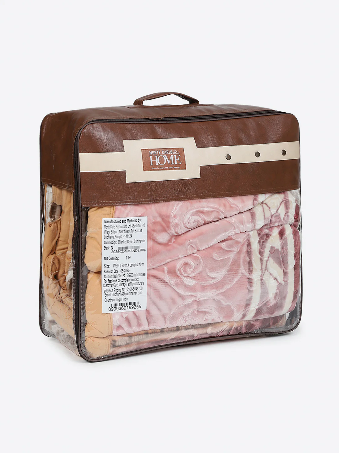 Printed Double Bed 2 Ply, 1136 GSM Embossed Blanket for Heavy Winter - (Commander) - Image 8