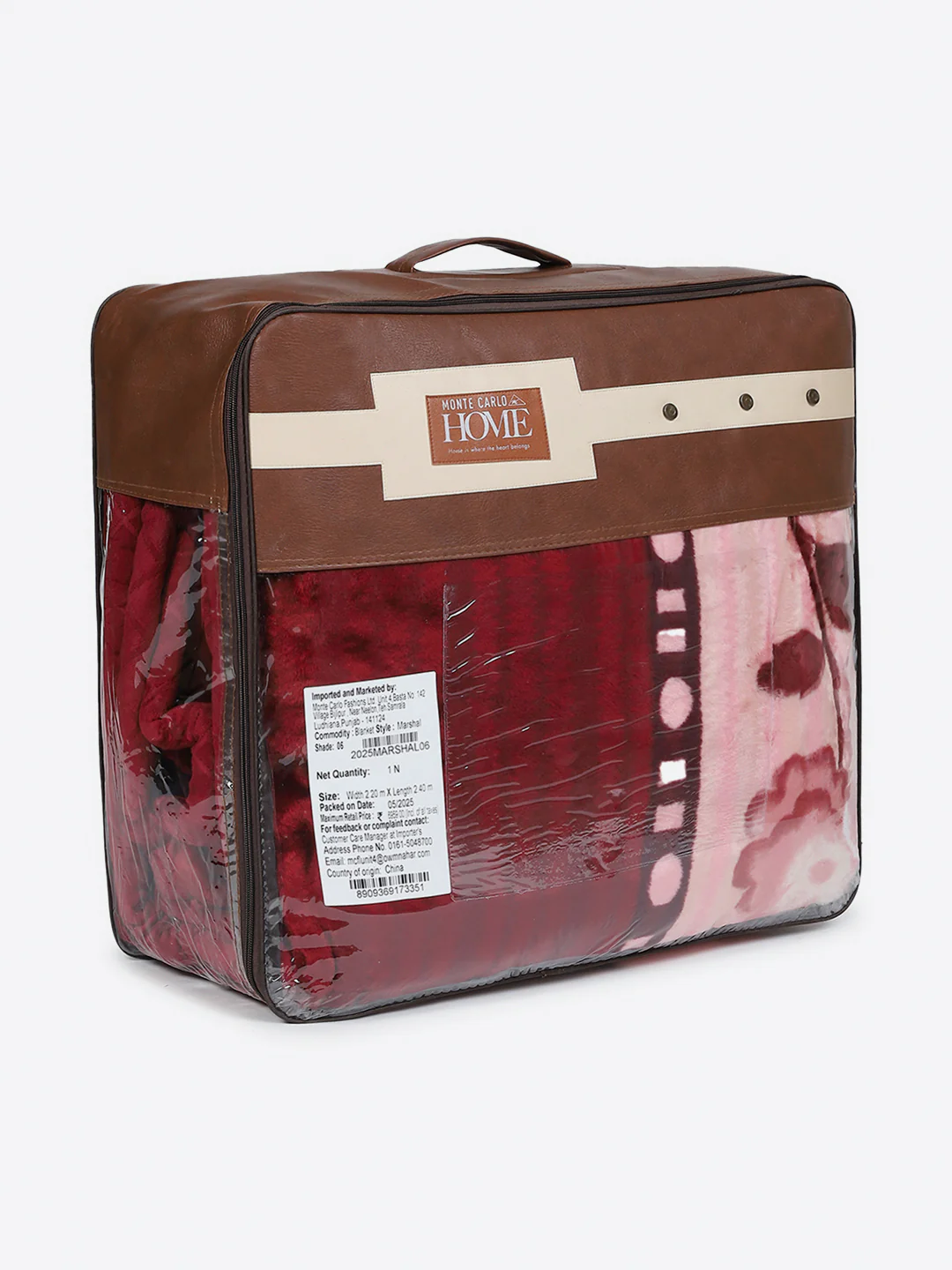 Printed Double Bed 2 Ply, 852 GSM Blanket for Heavy Winter - (Marshal) - Image 8