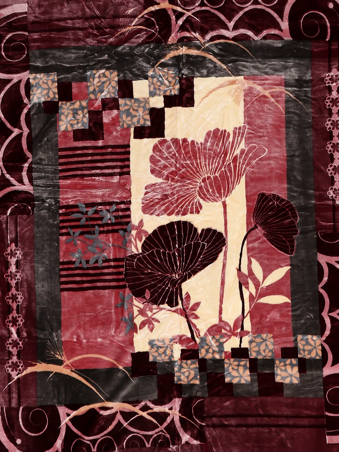 Printed Double Bed 2 Ply, 1136 GSM Blanket for Heavy Winter - (Monarch) - Image 7