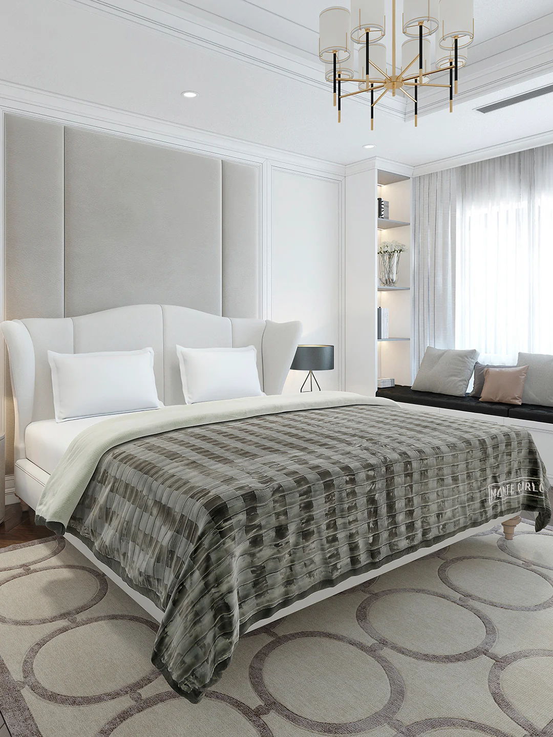 Printed Double Bed 2 Ply, 720 GSM Blanket for Heavy Winter - (Vibe Tribe) - Image 4