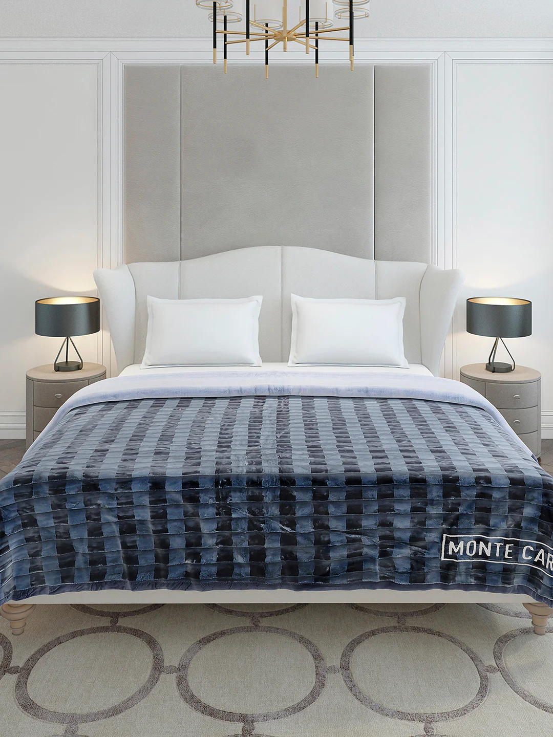 Printed Double Bed 2 Ply, 720 GSM Blanket for Heavy Winter - (Vibe Tribe) - Image 2