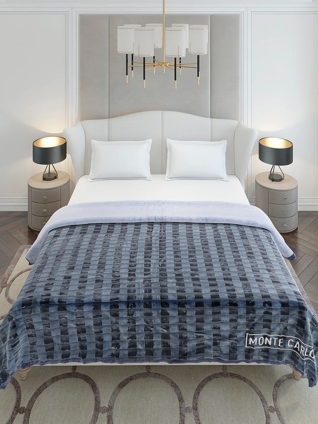 Printed Double Bed 2 Ply, 720 GSM Blanket for Heavy Winter - (Vibe Tribe) - Image 3