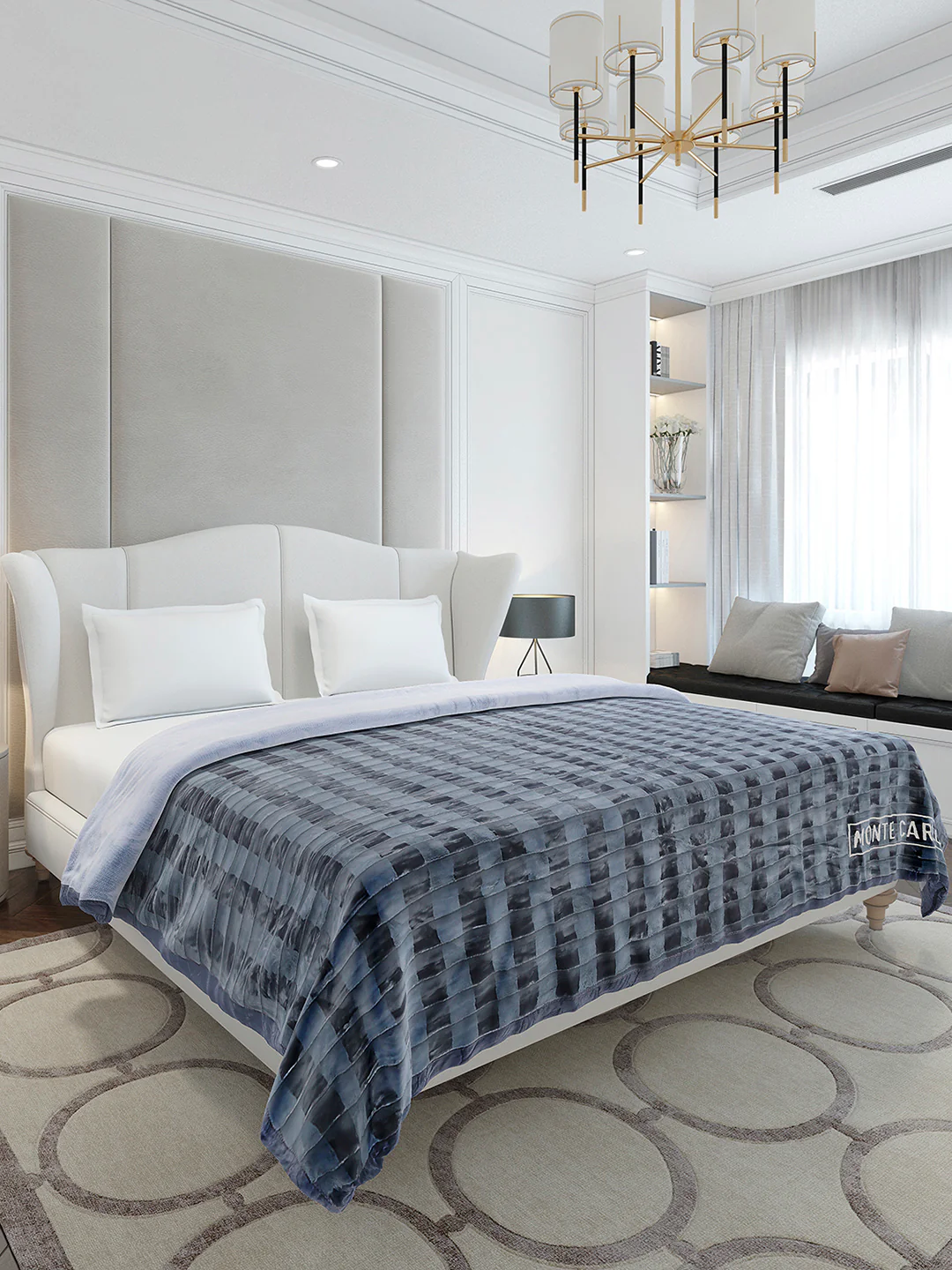 Printed Double Bed 2 Ply, 720 GSM Blanket for Heavy Winter - (Vibe Tribe) - Image 4