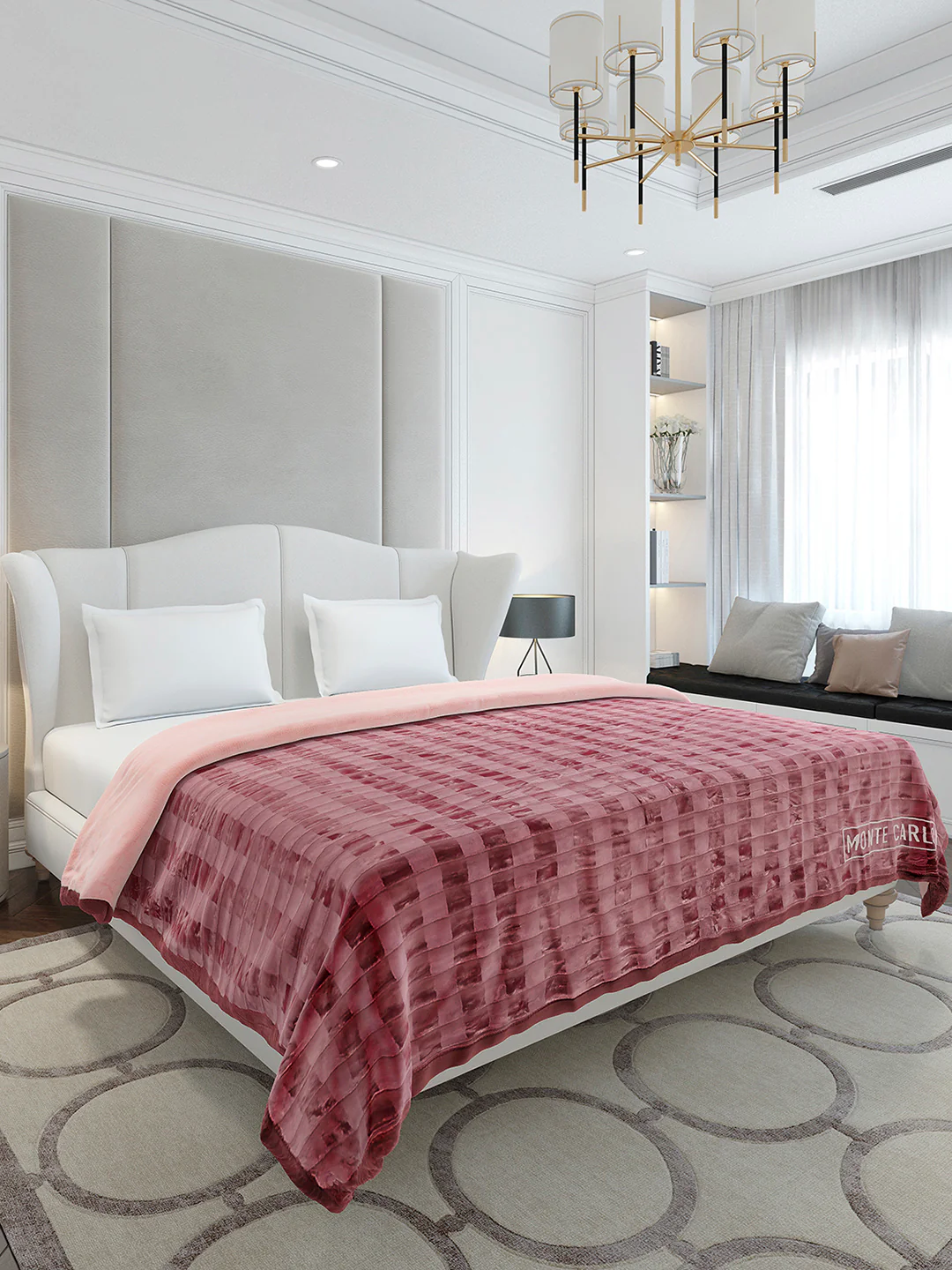 Printed Double Bed 2 Ply, 720 GSM Blanket for Heavy Winter - (Vibe Tribe) - Image 4