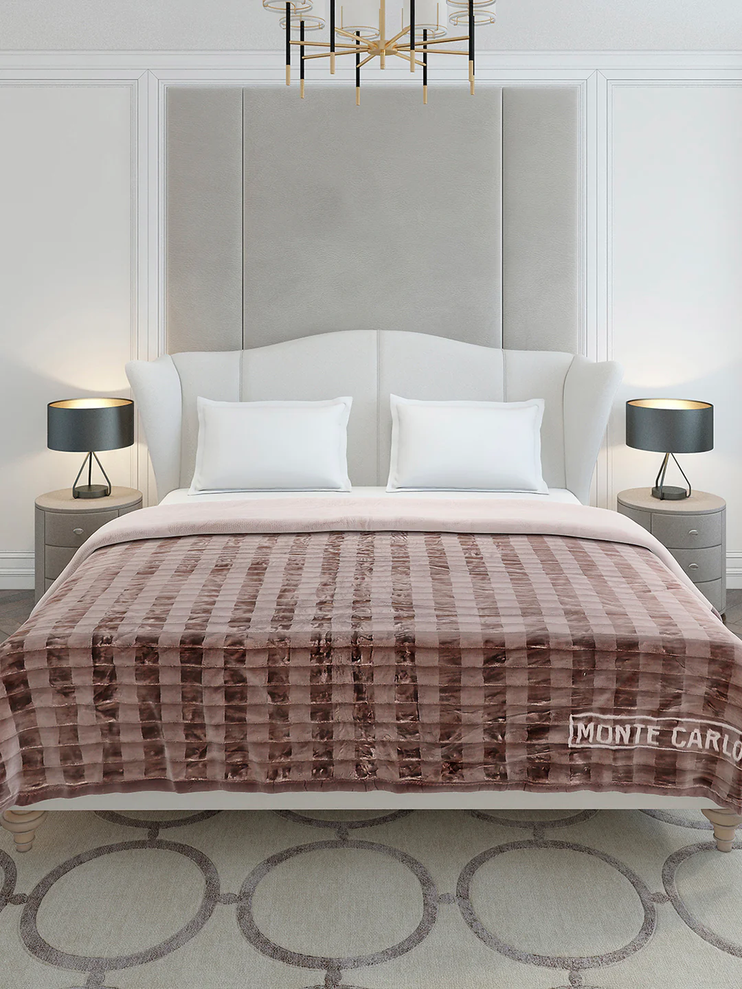 Printed Double Bed 2 Ply, 720 GSM Blanket for Heavy Winter - (Vibe Tribe) - Image 2