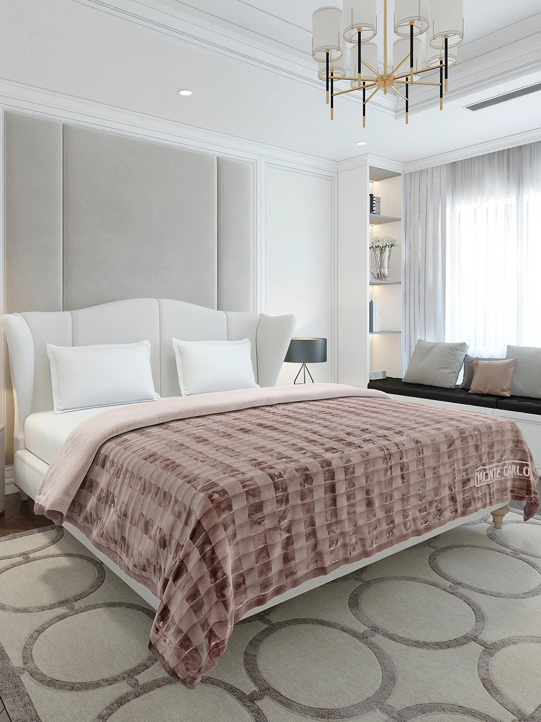 Printed Double Bed 2 Ply, 720 GSM Blanket for Heavy Winter - (Vibe Tribe) - Image 4