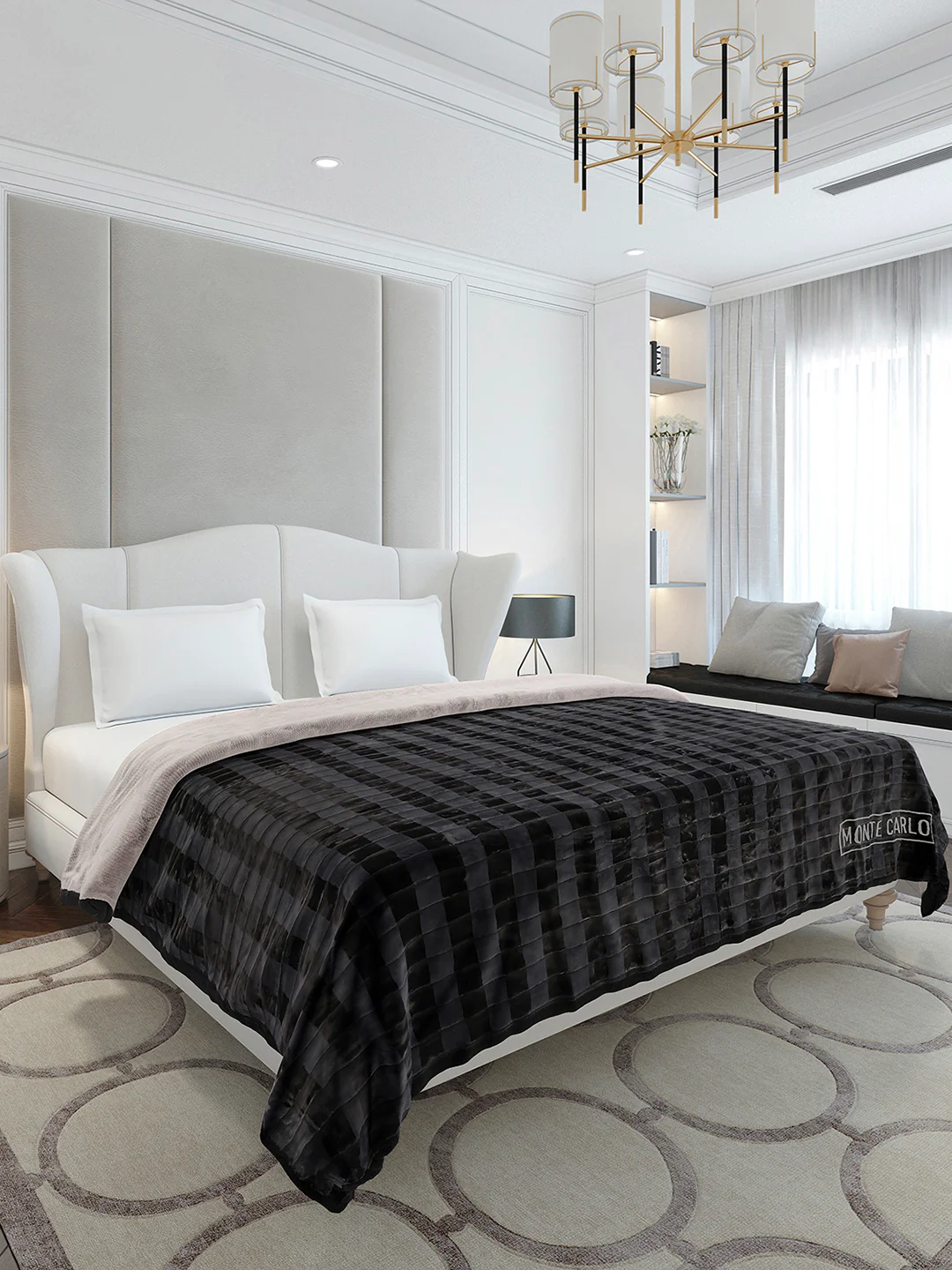 Printed Double Bed 2 Ply, 720 GSM Blanket for Heavy Winter - (Vibe Tribe) - Image 4
