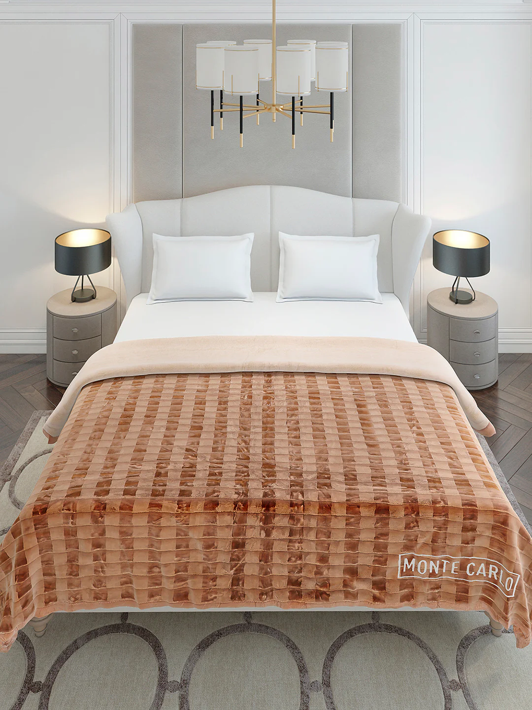 Printed Double Bed 2 Ply, 720 GSM Blanket for Heavy Winter - (Vibe Tribe) - Image 3