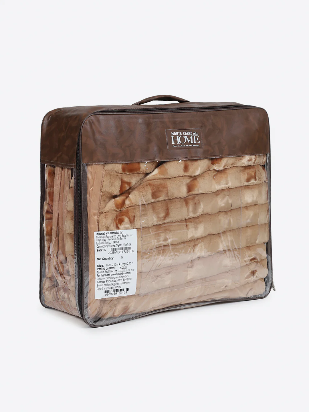 Printed Double Bed 2 Ply, 720 GSM Blanket for Heavy Winter - (Vibe Tribe) - Image 8