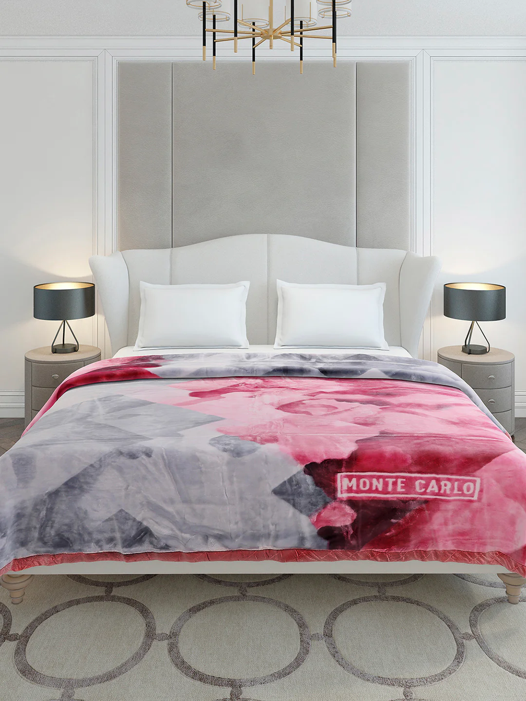 Printed Double Bed 2 Ply, 909 GSM Embossed Blanket for Heavy Winter - (Vista Plus) - Image 2