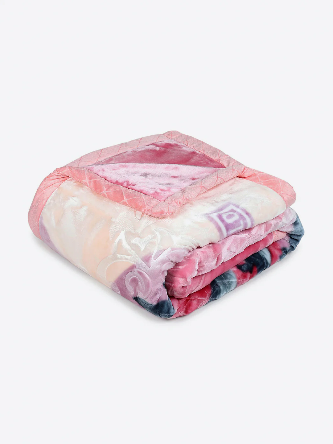 Printed Double Bed 2 Ply, 909 GSM Embossed Blanket for Heavy Winter - (Vista Plus) - Image 5