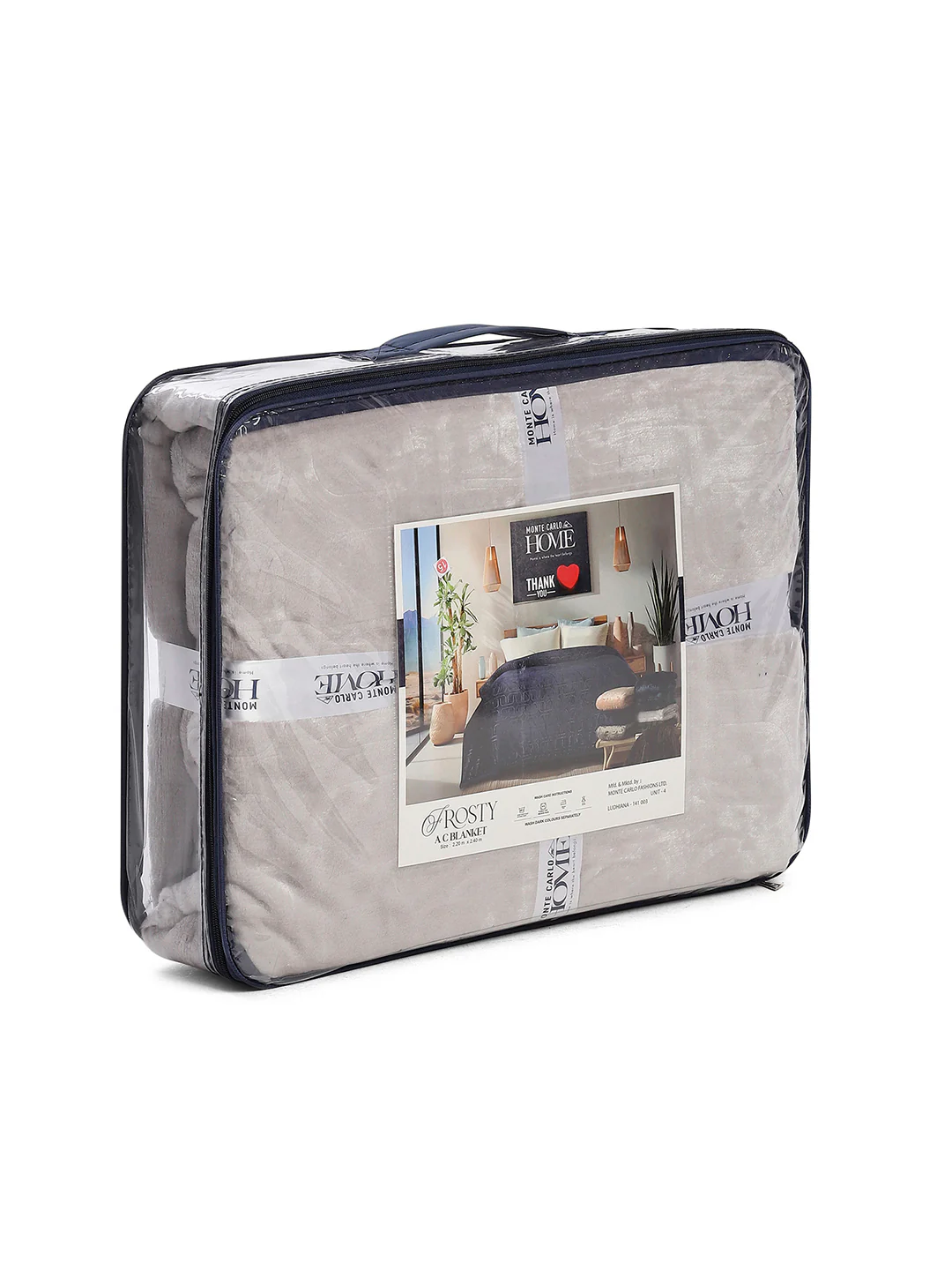 Printed Double Bed 210 GSM Blanket for AC Room - (Frosty) - Image 8