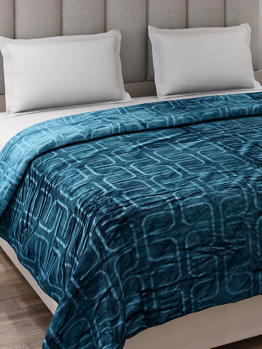 Printed Double Bed 210 GSM Blanket for AC Room - (Frosty) - Image 4