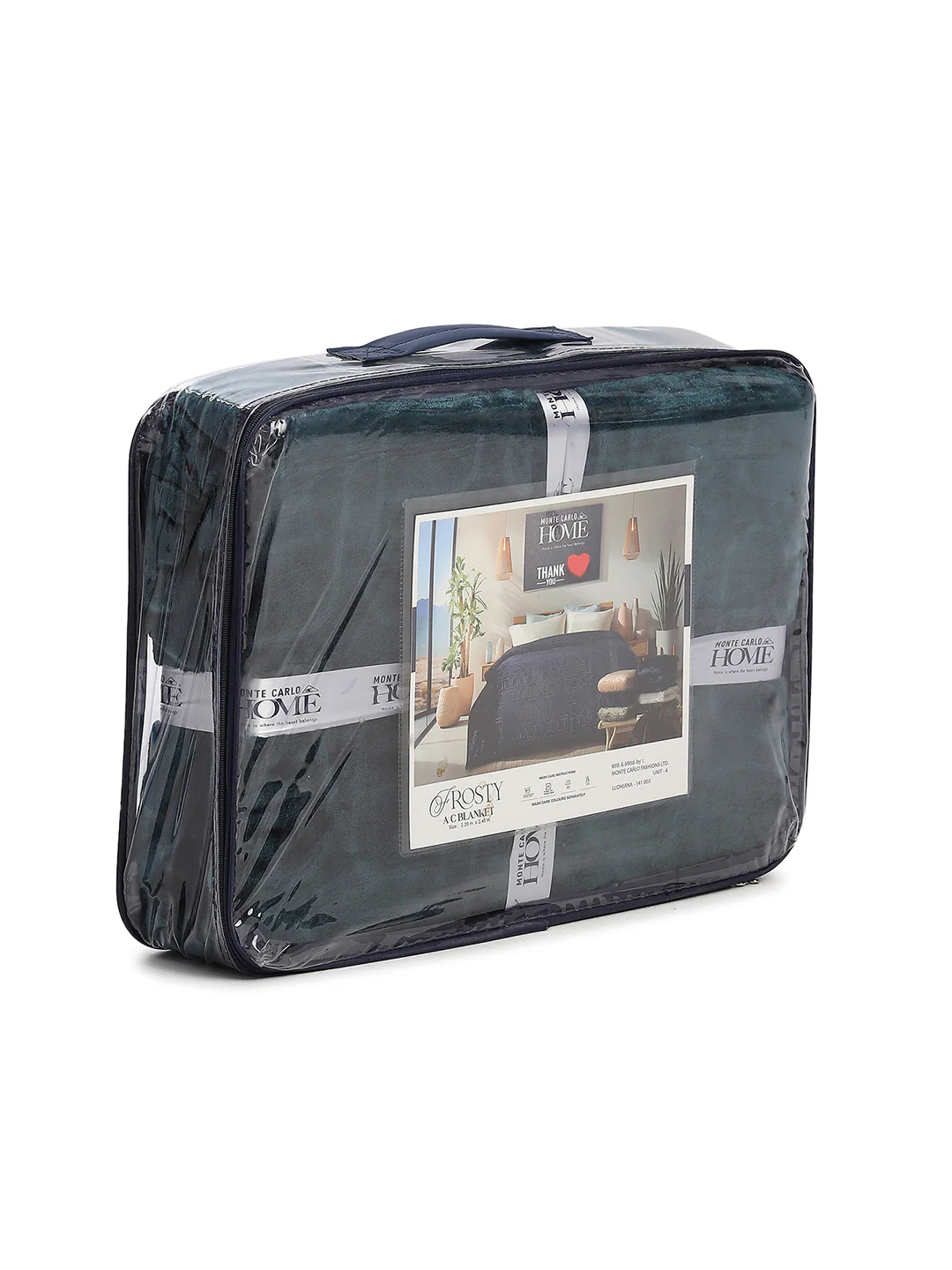 Printed Double Bed 210 GSM Blanket for AC Room - (Frosty) - Image 8