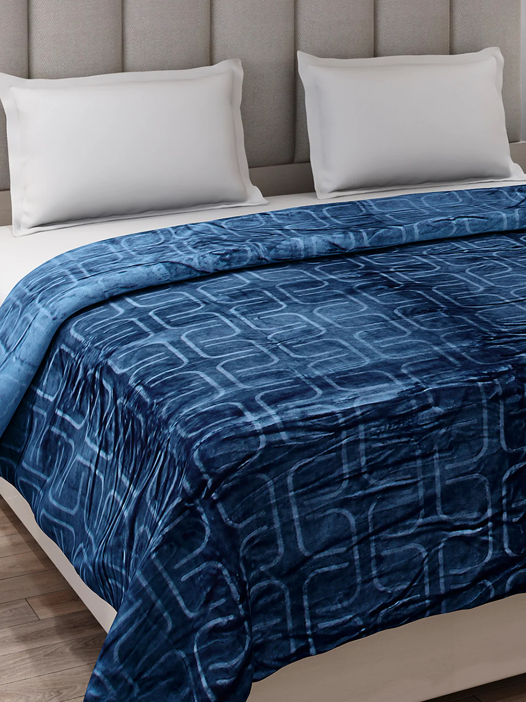 Printed Double Bed 210 GSM Blanket for AC Room - (Frosty) - Image 4