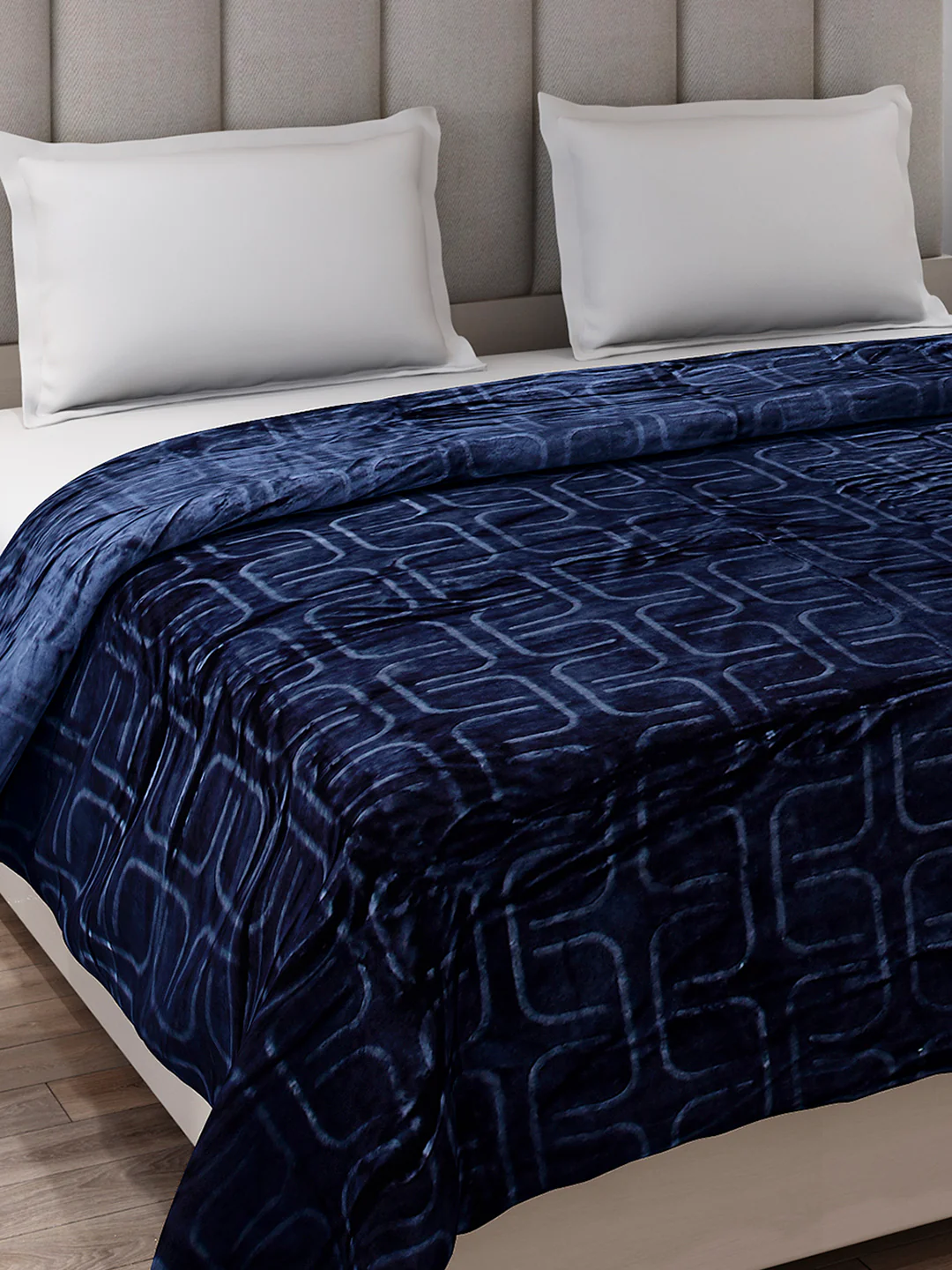 Printed Double Bed 210 GSM Blanket for AC Room - (Frosty) - Image 4