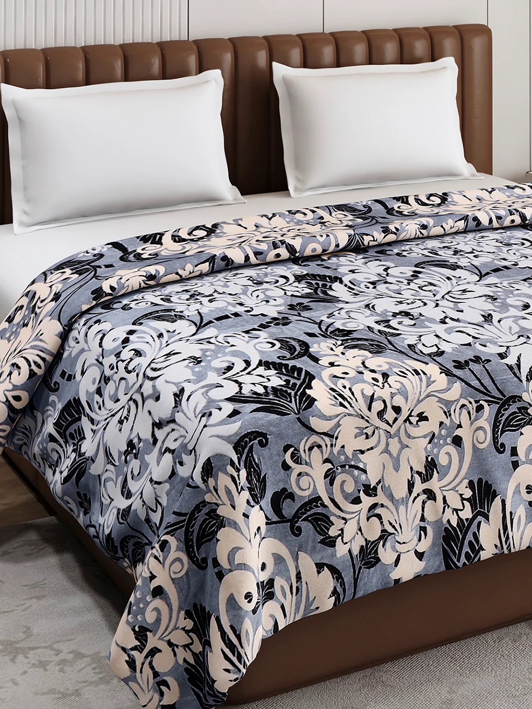 Printed Double Bed 210 GSM Blanket for AC Room - (Mellow) - Image 4
