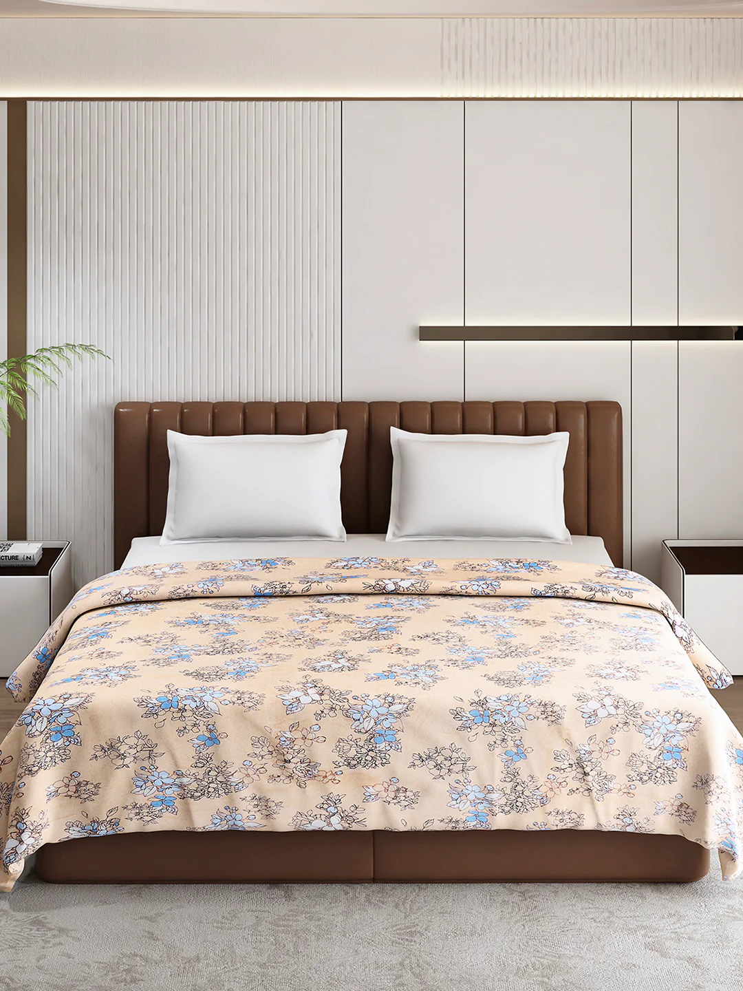 Printed Double Bed 210 GSM Blanket for AC Room - (Mellow) - Image 3