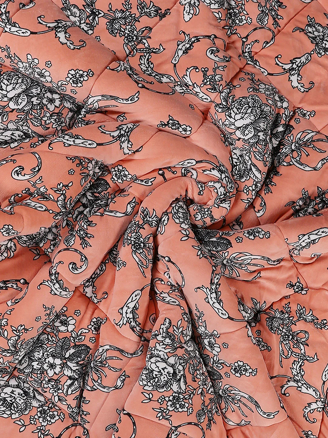 Printed Double Bed 210 GSM Comforter for Mild Winter (Nixie), Weight 729 gm - Image 6