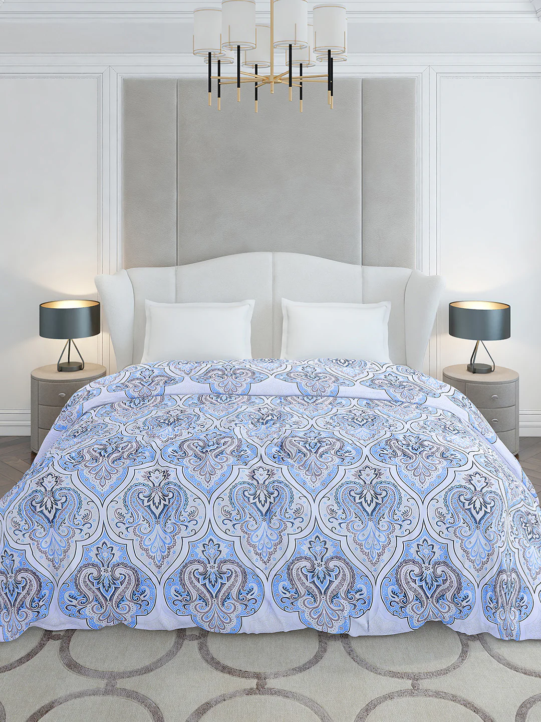 Printed Double Bed 210 GSM Duvet Cover - (Ecoease) - Image 3