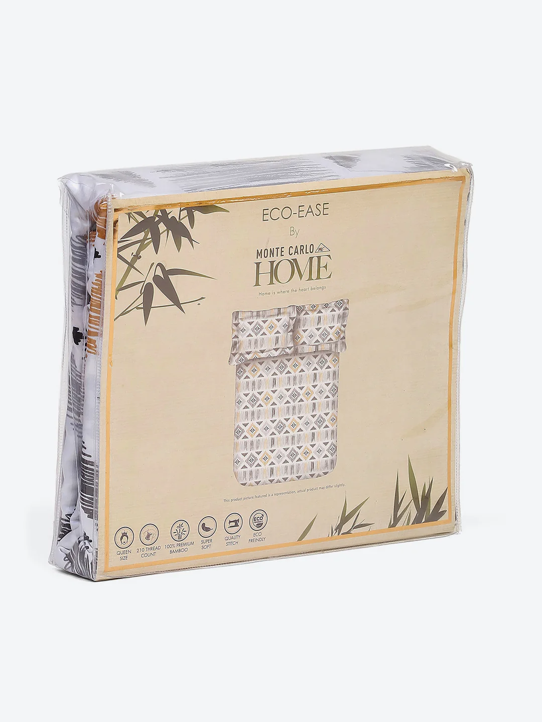 Printed Double Bed 210 GSM Duvet Cover - (Ecoease) - Image 7