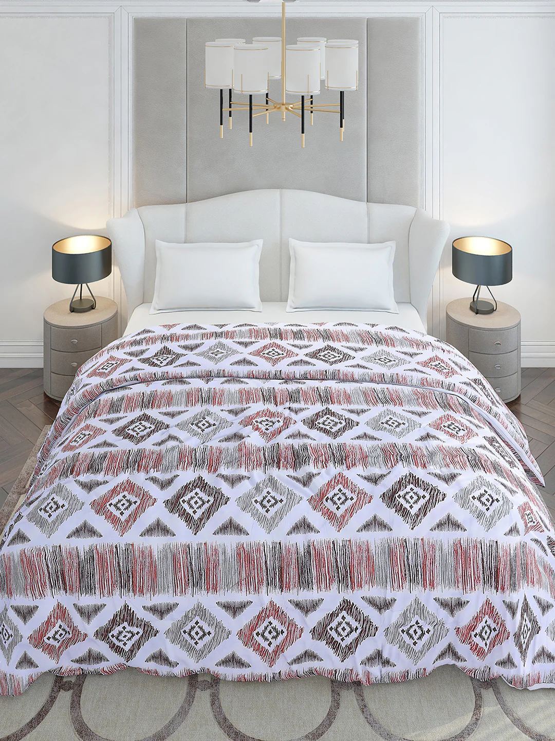 Printed Double Bed 210 GSM Duvet Cover - (Ecoease) - Image 2