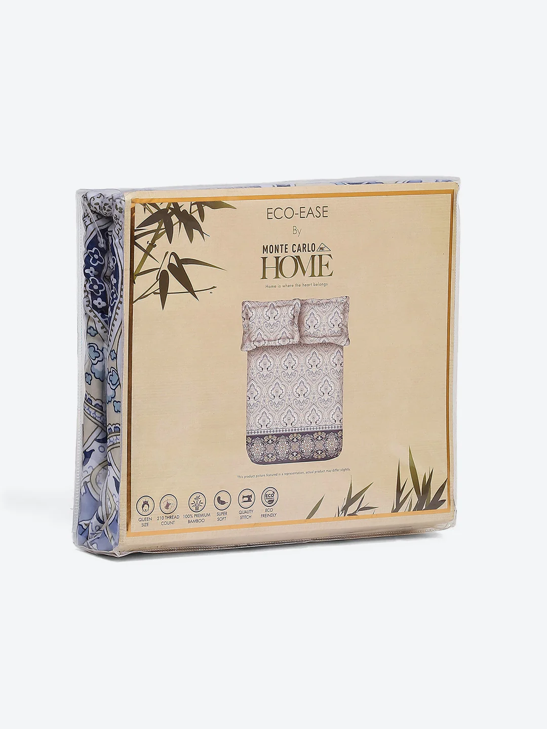 Printed Double Bed 210 GSM Duvet Cover - (Ecoease) - Image 7