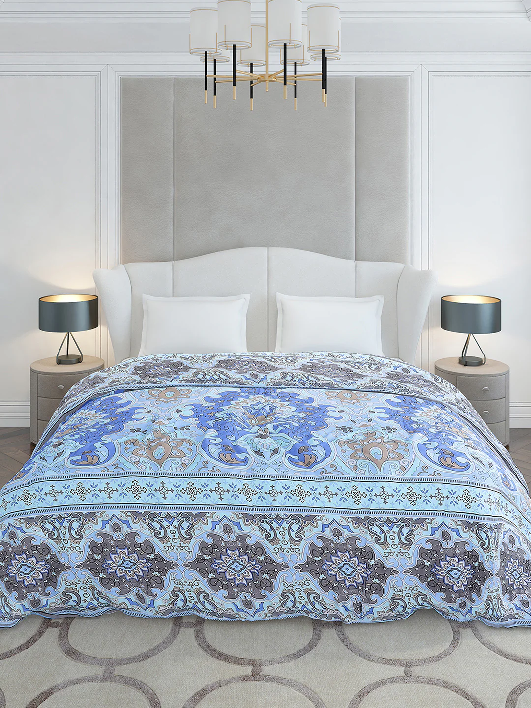 Printed Double Bed 210 GSM Duvet Cover - (Ecoease) - Image 3
