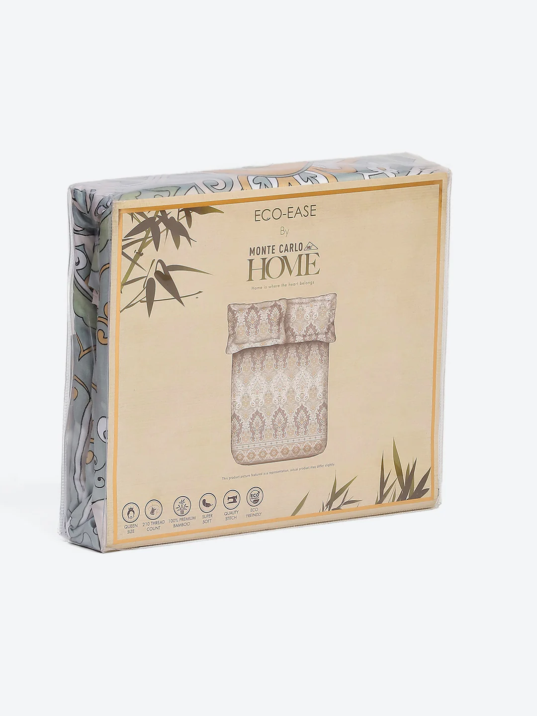 Printed Double Bed 210 GSM Duvet Cover - (Ecoease) - Image 7