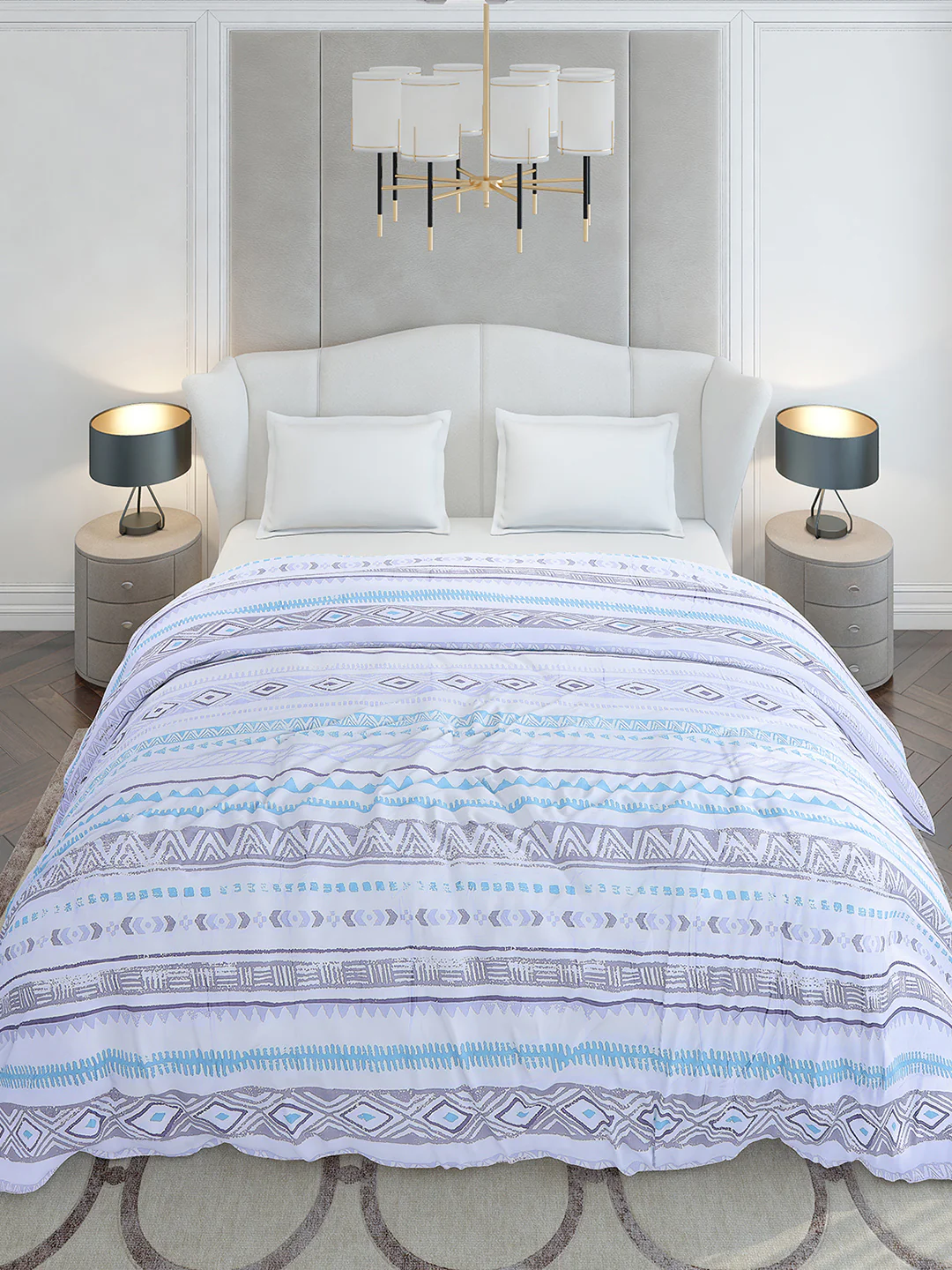 Printed Double Bed 210 GSM Duvet Cover - (Ecoease) - Image 2
