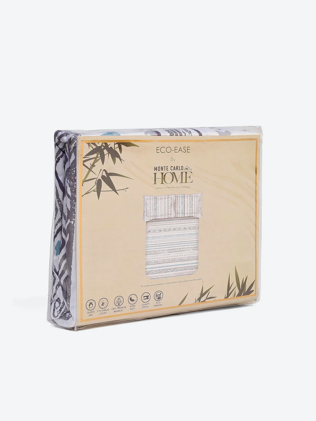 Printed Double Bed 210 GSM Duvet Cover - (Ecoease) - Image 7