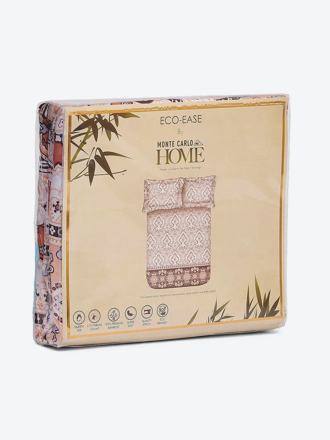 Printed Double Bed 210 GSM Duvet Cover - (Ecoease) - Image 7