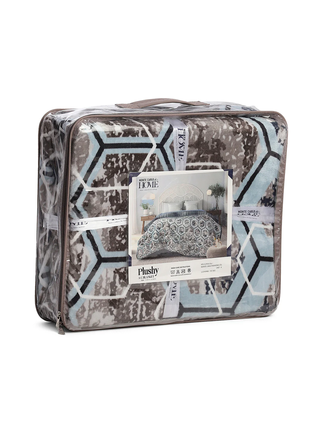Printed Double Bed 233 GSM Blanket for AC Room - (Plushy) - Image 8