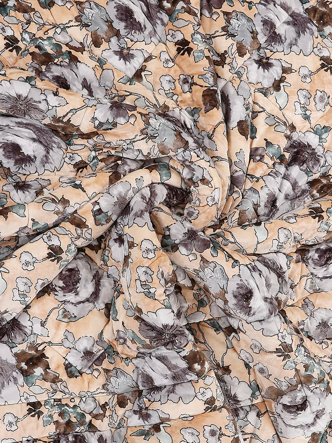 Printed Double Bed 233 GSM Comforter for Mild Winter (Beauty), Weight 855 gm - Image 6