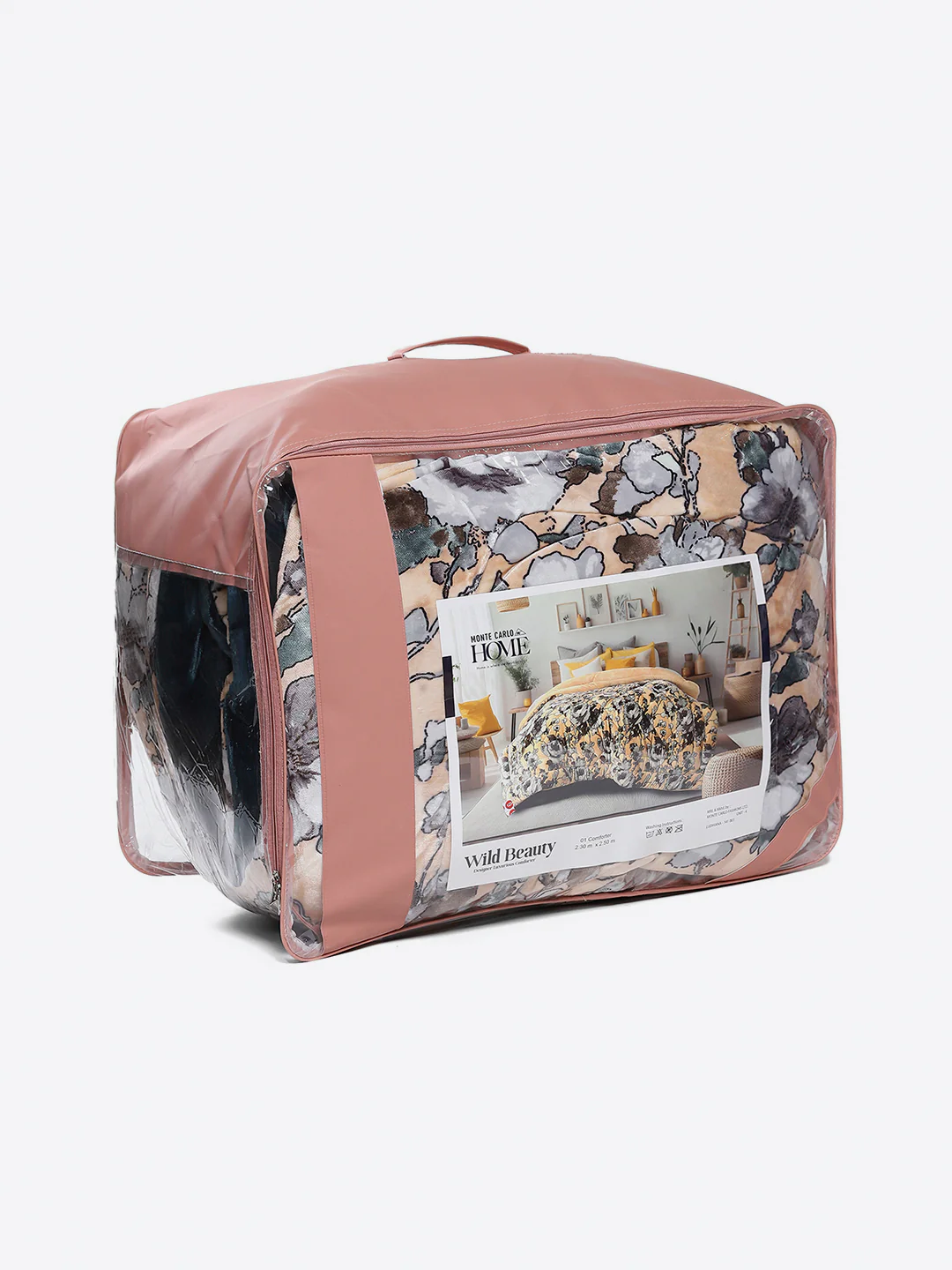 Printed Double Bed 233 GSM Comforter for Mild Winter (Beauty), Weight 855 gm - Image 8