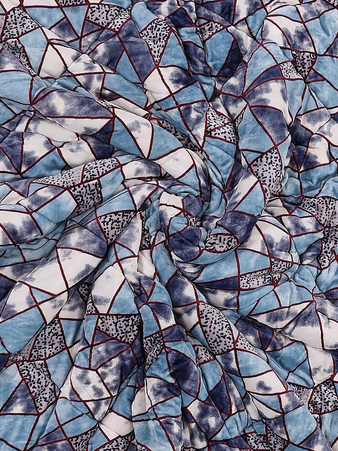 Printed Double Bed 233 GSM Comforter for Mild Winter (Beauty), Weight 855 gm - Image 6