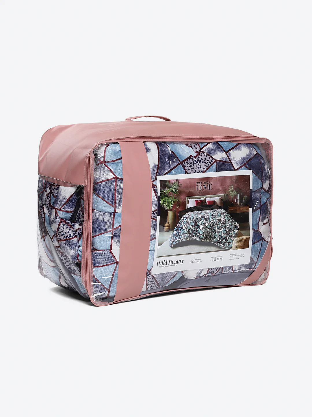 Printed Double Bed 233 GSM Comforter for Mild Winter (Beauty), Weight 855 gm - Image 8