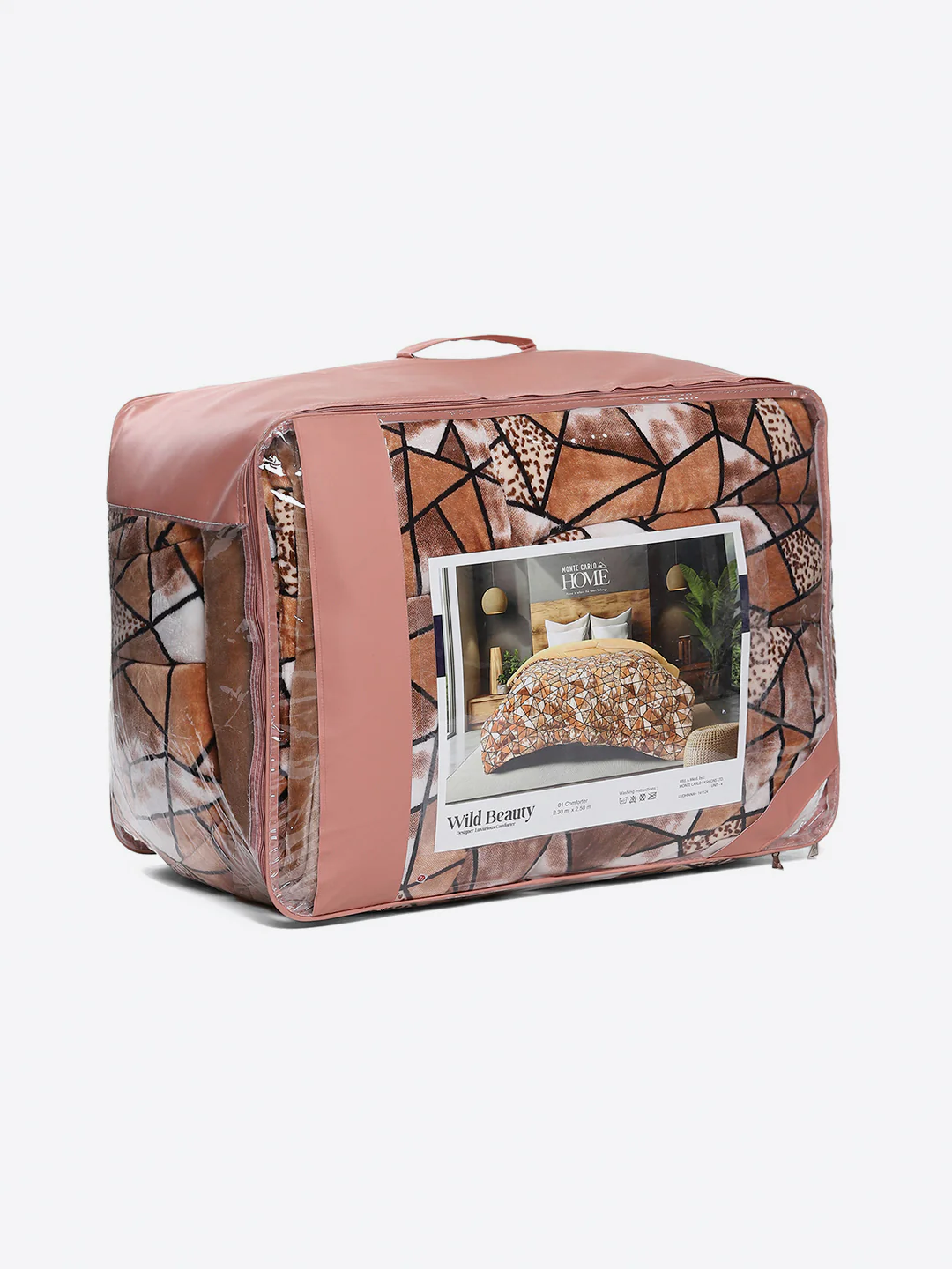 Printed Double Bed 233 GSM Comforter for Mild Winter (Beauty), Weight 855 gm - Image 8