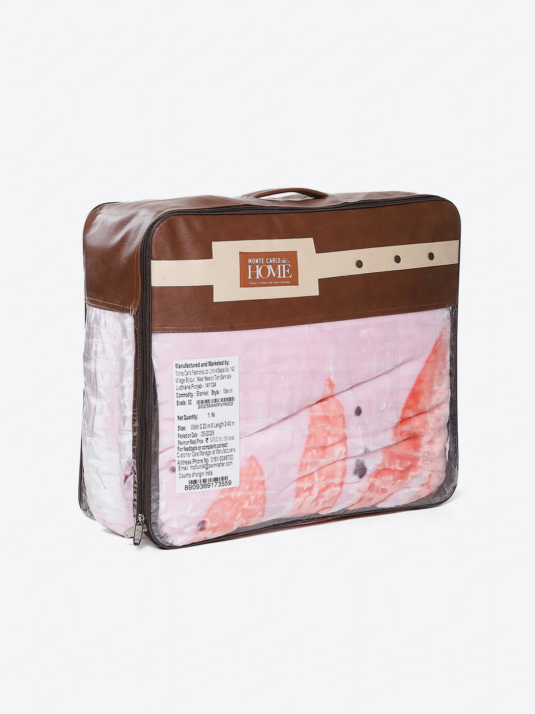 Printed Double Bed 3 Ply, 928 GSM Blanket for Winter - (Marvin PVC) - Image 8