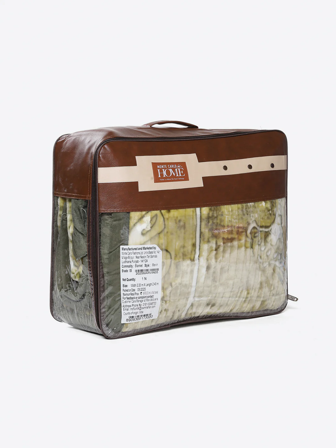 Printed Double Bed 3 Ply, 928 GSM Blanket for Winter - (Marvin PVC) - Image 8