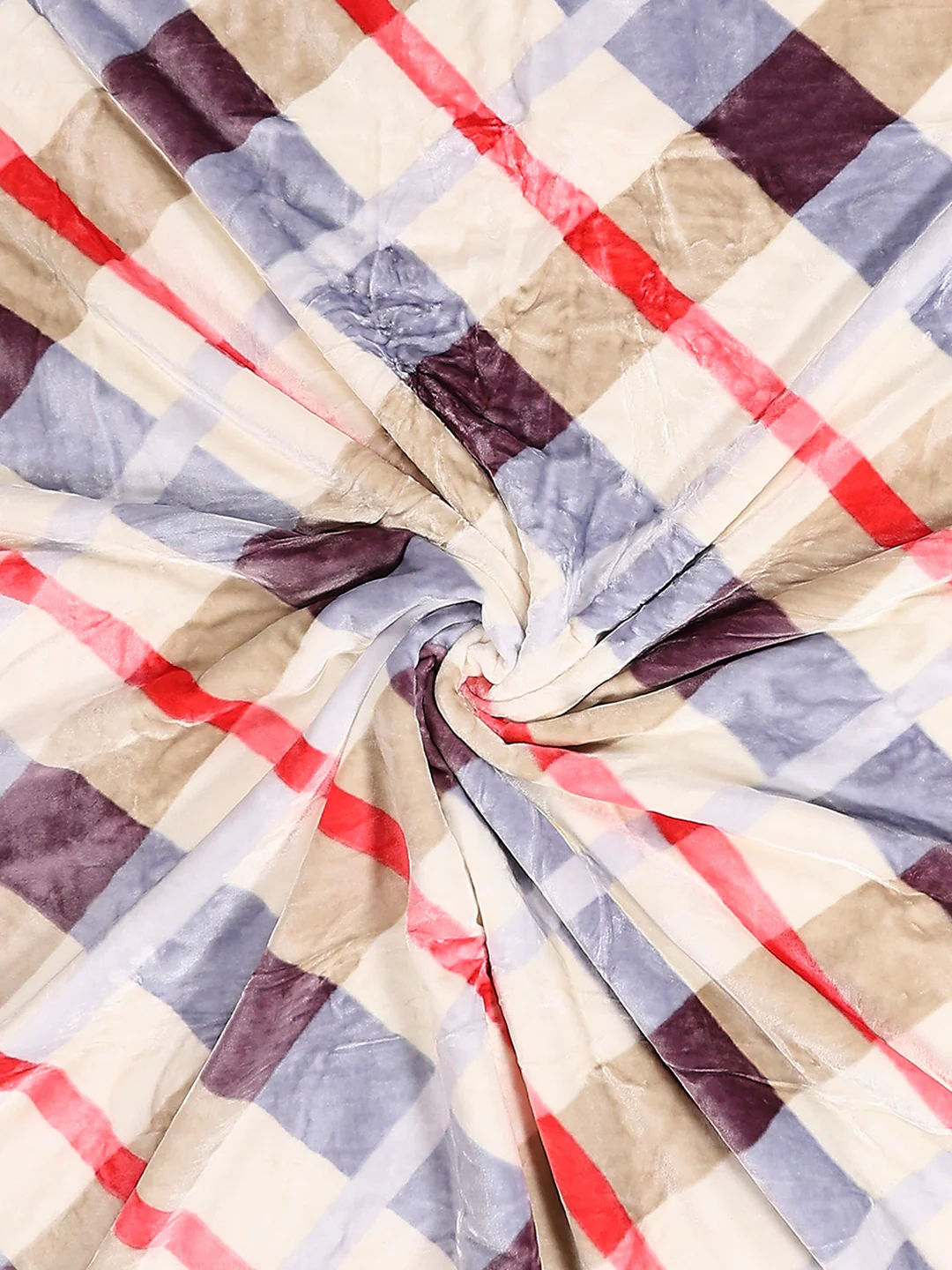 Printed Double Bed 3 Ply, 720 GSM Blanket for Heavy Winter - (Gala Glow) - Image 7